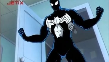 Создать мем: человек паук 1994 черный паук, человек паук 1994 веном, человек паук симбиот 1994