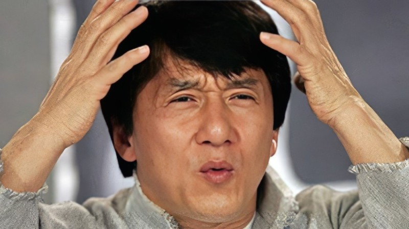 Create meme: Jackie Chan meme, Jackie Chan is a joke, Jackie Chan what