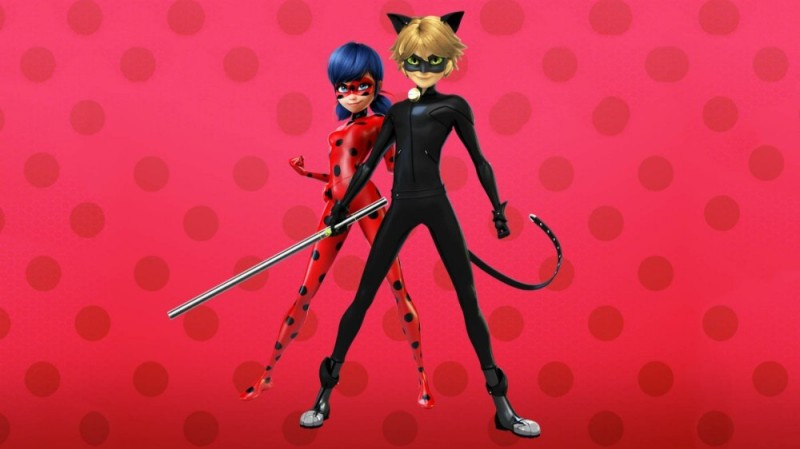 Create meme: Lady bug and super cat, lady bug and super cat are new, Lady Bug and super cat Adrian