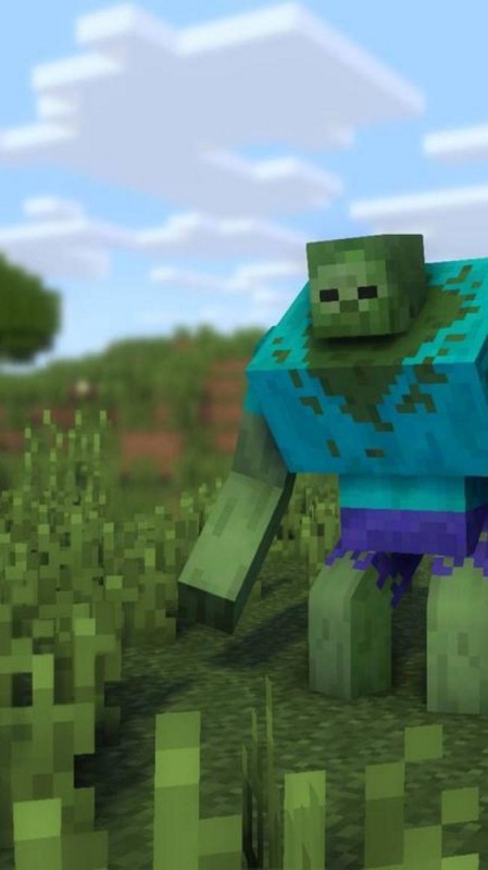 Create meme: minecraft zombie mutant, Minecraft zombie giant, screenshot 