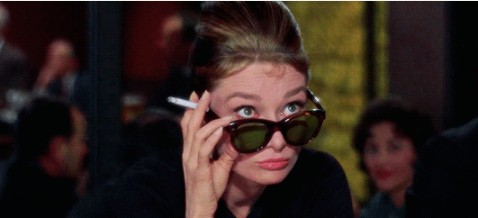 Create meme: Breakfast at Tiffany Audrey Hepburn's, breakfast at tiffany s film, Holly Golightly breakfast at Tiffany's