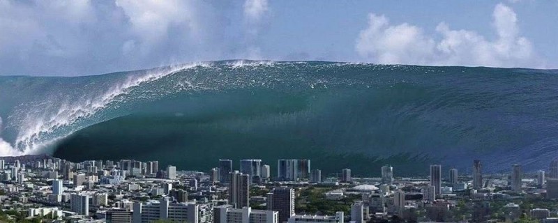 Create meme: the biggest tsunamis in the world, huge tsunami wave, wave 40 meters tsunami japan