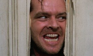 Create meme: Jack Nicholson, here's johnny, stanley kubrick