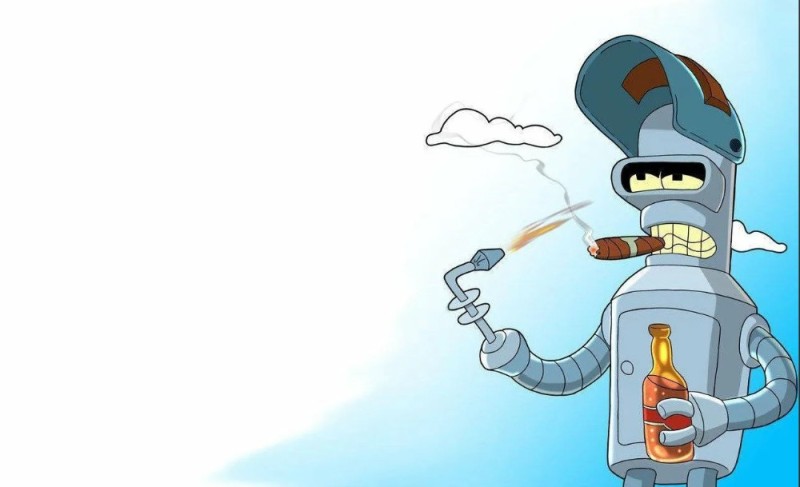 Create meme: robot bender from futurama, futurama robot Bender, futurama robot