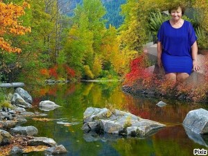 Создать мем: river forest, река лес, фото на рабочий стол осень