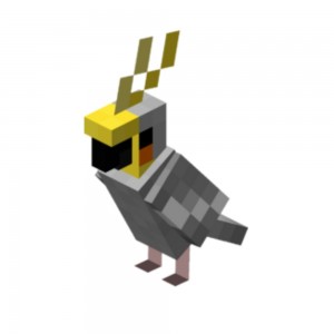 Create meme: minecraft parrot