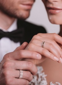 Create meme: beautiful engagement rings on hands, engagement ring