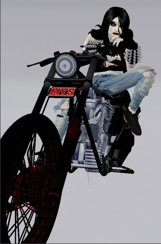 Create meme: Sin City motorcycle, girl biker art, motorcycle animation