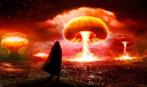 Создать мем: судный день конец света, ядерный взрыв астероида, ядерный гриб арт