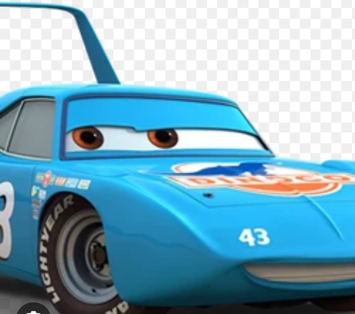 Create meme: cars king dinoco, Dinoko McQueen's cars, Cars Lightning McQueen Dinoco