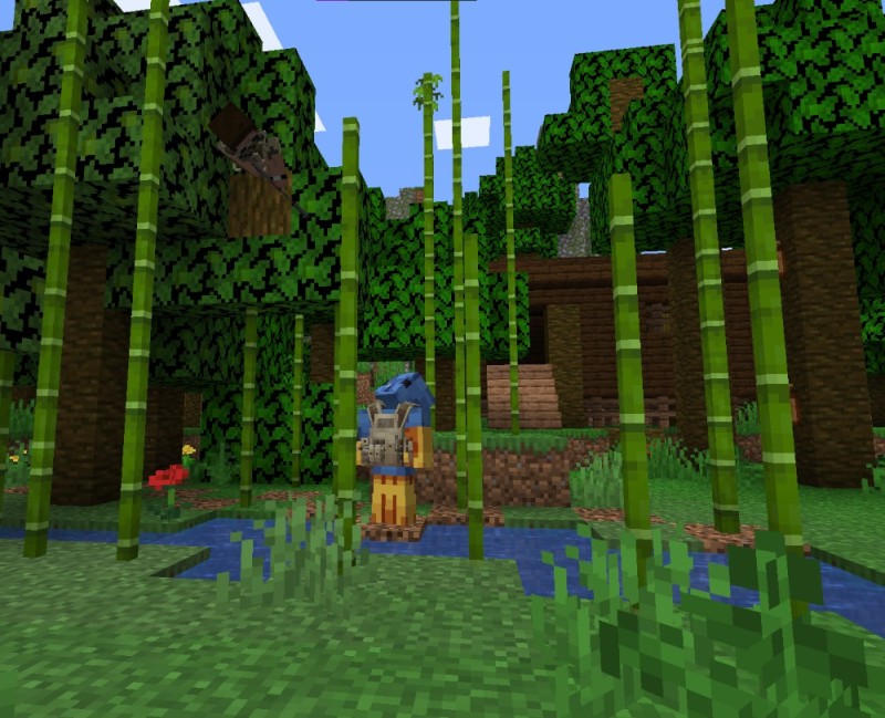 Create meme: minecraft bamboo, minecraft bamboo forest, minecraft forests