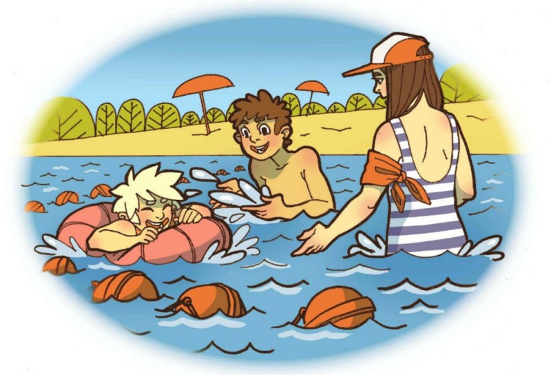 Create meme: safety on the water, safety on the water in summer for children, safety on the water in summer