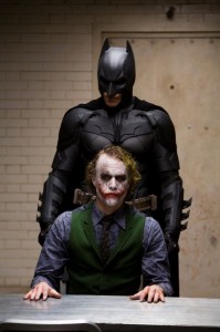 Create meme: the dark knight, Batman, the Joker Heath Ledger