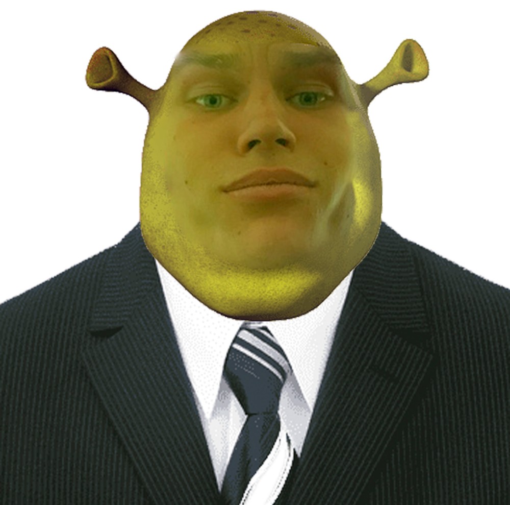 Create meme: Nicolas Cage Shrek, shrek faces, shrek's face meme