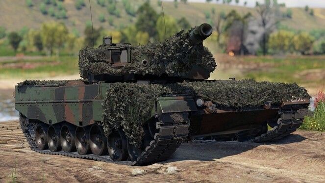 Create meme: leopard 2, war thunder, modern tanks