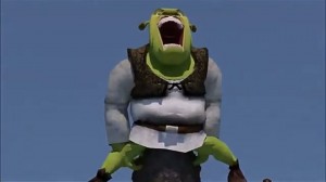 Create meme: Shrek in the swamp zabumba, Shrek The Third, Shrek 1920 1080