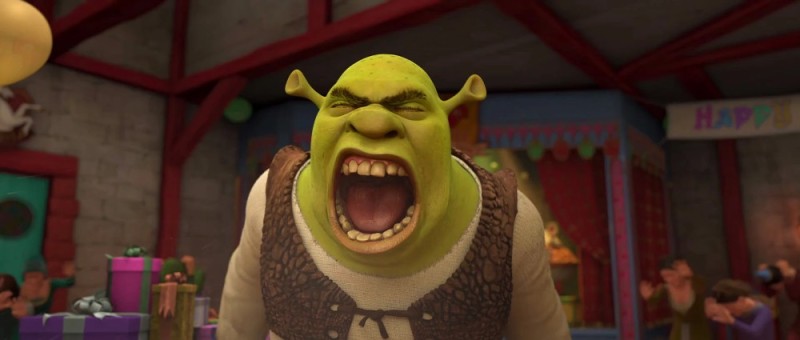 Create meme: angry Shrek, Shrek characters, production of shrek