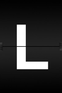 Create meme: the letter l on a black background, darkness