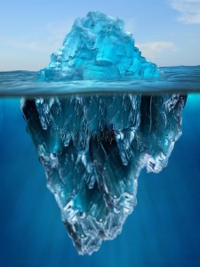 Create meme: figure, icebergs, the tip of the iceberg