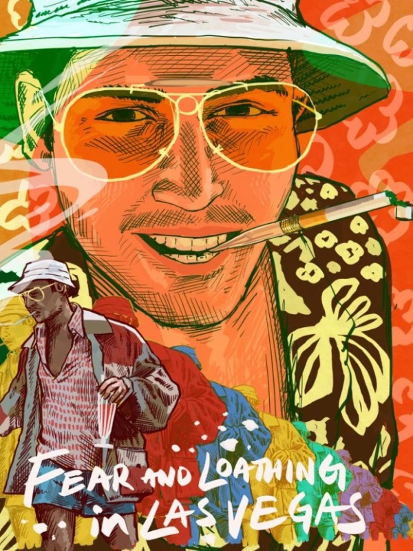 Create meme: fear and loathing in Las Vegas 1998, Fear and loathing in Las Vegas, Raul Duke 