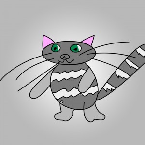 Create meme: a picture of a Tom cat, funny cat cartoon, cat for children