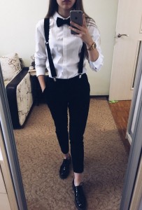 Create meme: girl, tuxedo to prom for girls