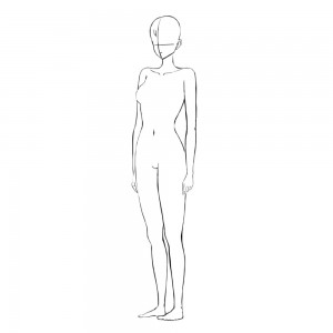 Создать мем: эскиз фигуры, шаблон тела, женская фигура