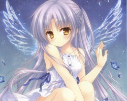 Create meme: anime angel sadness, anime angel, anime anime