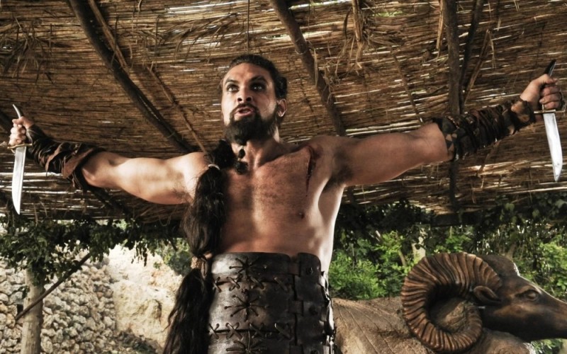 Create meme: khal drogo game of thrones, Jason momoa khal, Game of Thrones Jason Momoa