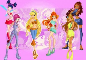 Создать мем: Мою стену охраняют winx