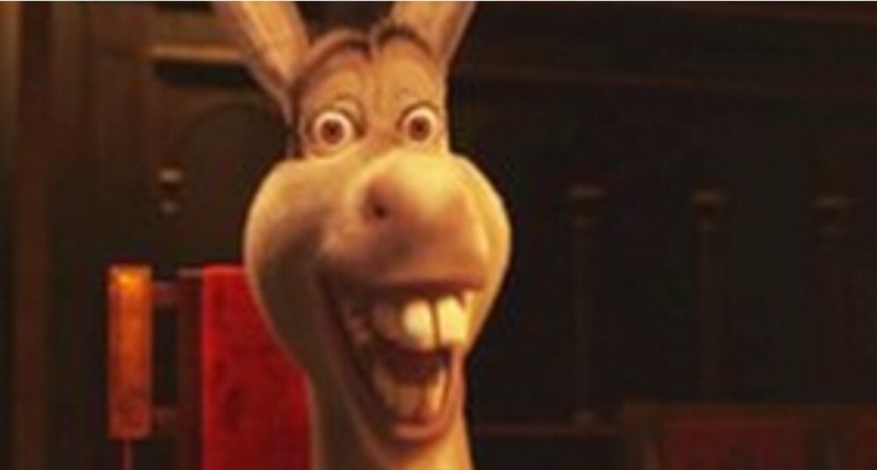 Create meme: Shrek , meme donkey from Shrek , donkey Shrek meme