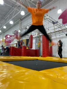 Create meme: trampoline, trampoline Park