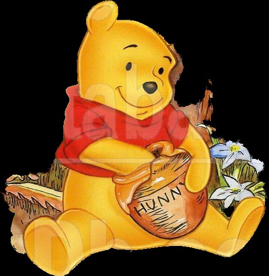 Create meme: pooh , pooh pooh, Winnie the Pooh with honey