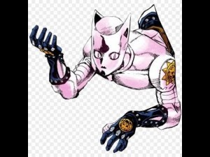 Create meme: Joe Joe stand killer queen, jojo stands are killer queen, killer Queen jojo