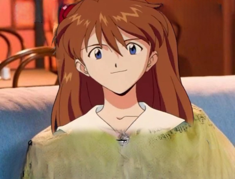 Create meme: asuka evangelion 1995, evangelion, asuka evangelion