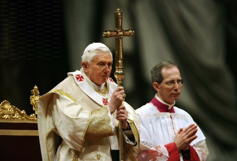 Create meme: Pope Benedict, the Pope , Catholic clergy