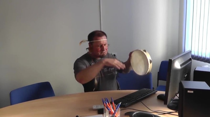 Create meme: Dancing with a tambourine programmer, dancing with tambourines, shaman with a tambourine