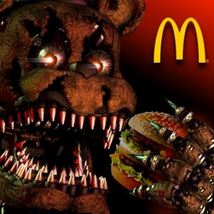 Создать мем: пять ночей с фредди, five night at freddy s, скример фнаф 4