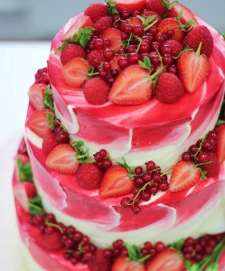 Создать мем: красивый торт для женщины, фруктовый торт, красивые торты на день рождения