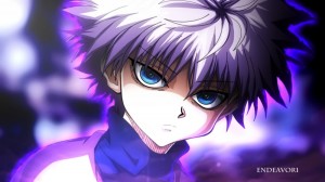 Create meme: hunter killua, anime, killua