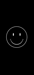 Create meme: black smile Wallpaper, smiley, Dark image