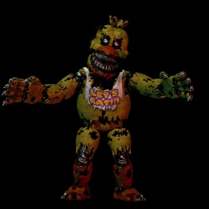 Создать мем: фнаф 4 чика, nightmare chica, кошмарная чика