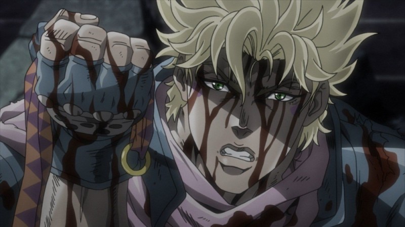 Create meme: caesar antonio zeppeli, cross of caesar jojo, the death of Caesar jojo