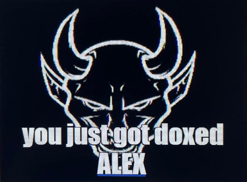 Create meme: demon mask, the doxbin logo, logo 