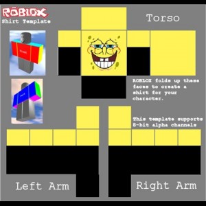 Create meme: roblox spongebob shirt, clothes for roblox in roblox, roblox shirt template spongebob