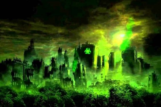 Create meme: destroyed cities, The green apocalypse, Ruins of the city