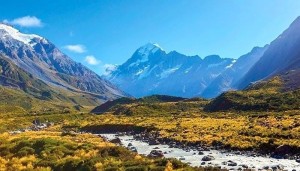 Create meme: landscape, the mountains of Kyrgyzstan, southern Alps new Zealand