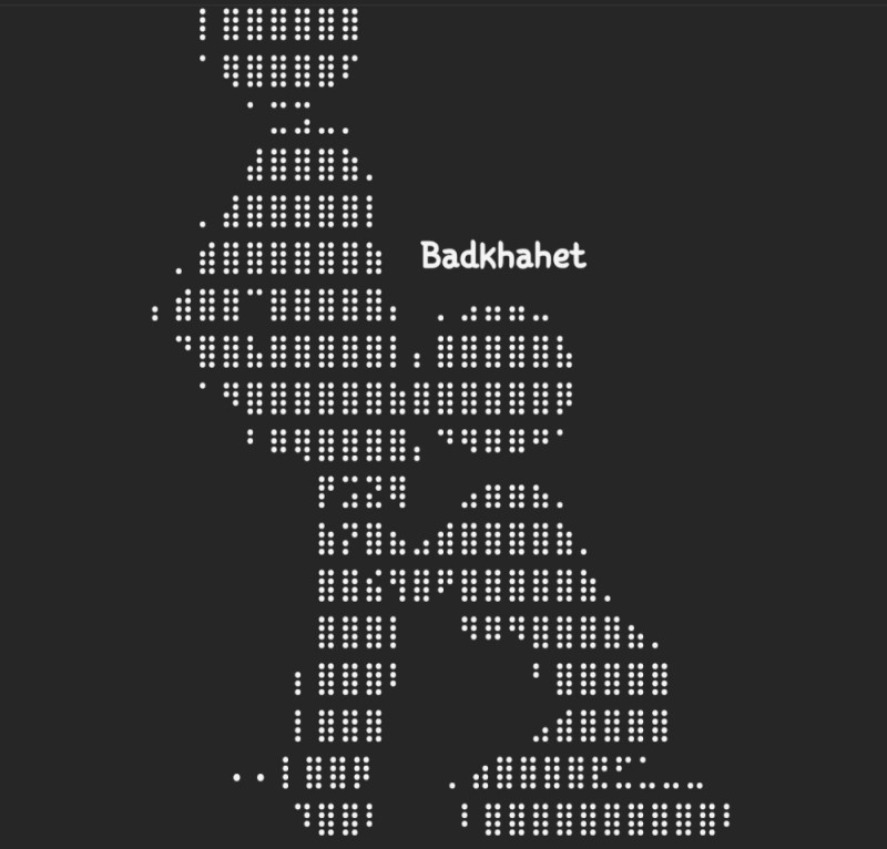 Создать мем: ascii танцующий, псевдографика, символы ascii