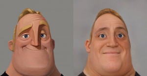 Создать мем: traumatized mr incredible, мультяшный персонаж, мультфильм