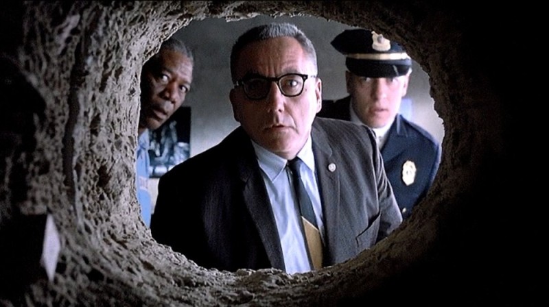 Create meme: the Shawshank redemption hole, the Shawshank redemption , meme escape from shawshank